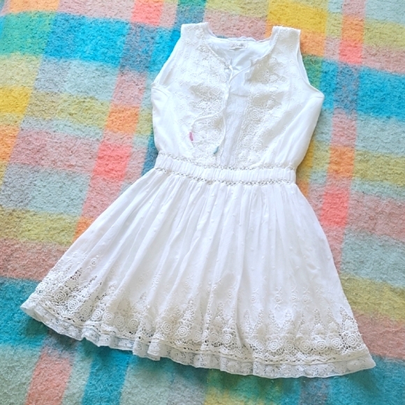 LoveShackFancy White Crochet Dress - Picture 5 of 14